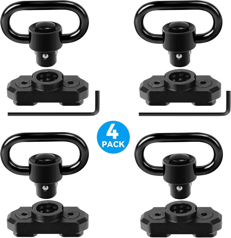 REERON Two Point Traditional QD Sling 1.25" 2 Point Sling Swivels Mounts for M-Rails - Image 2